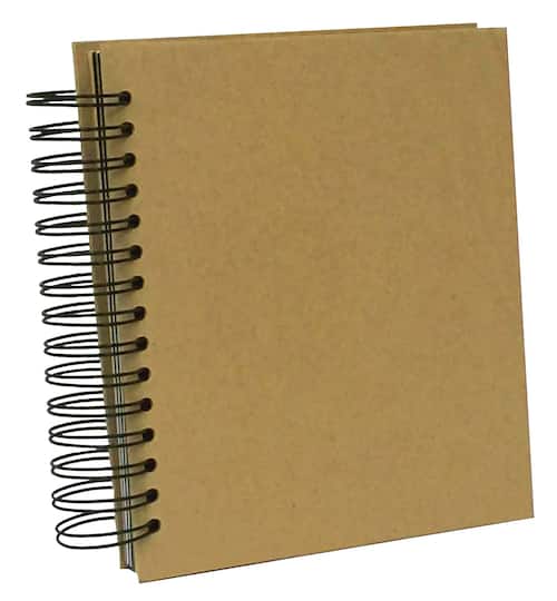 6 Pack: Spiral Kraft Chipboard Journal by Recollections®